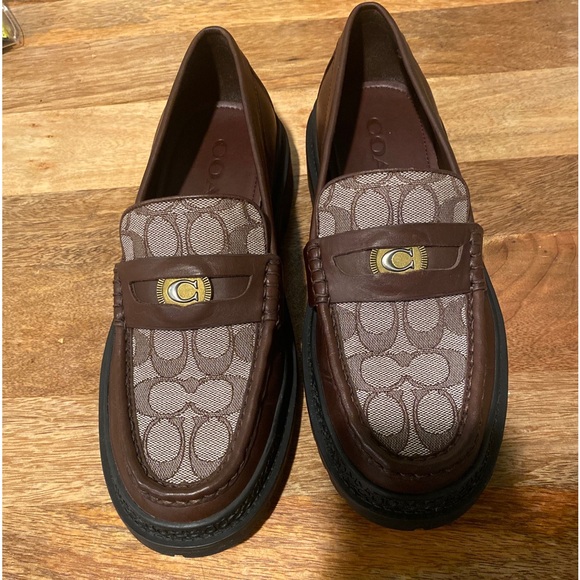 Coach Casual Cooper Loafer Signature Jacquard and Coin Size 9 main image 4